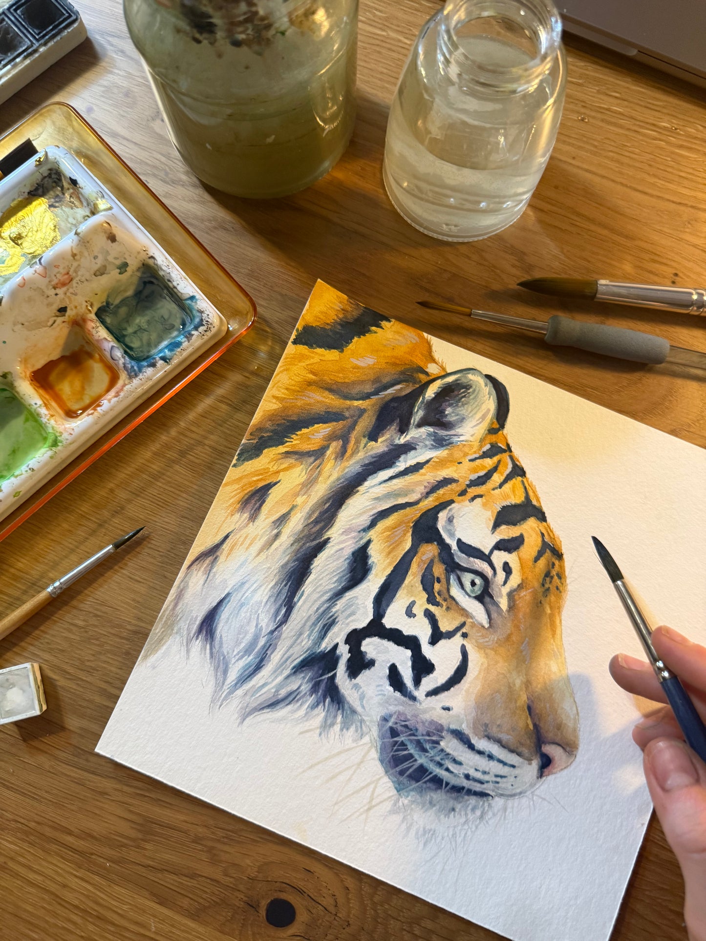 Original bunter Tiger