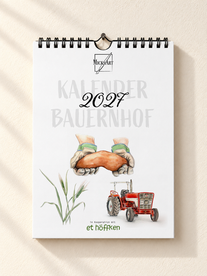 Kalender 2027 - Bauernhof Kooperation mit Et Höffken