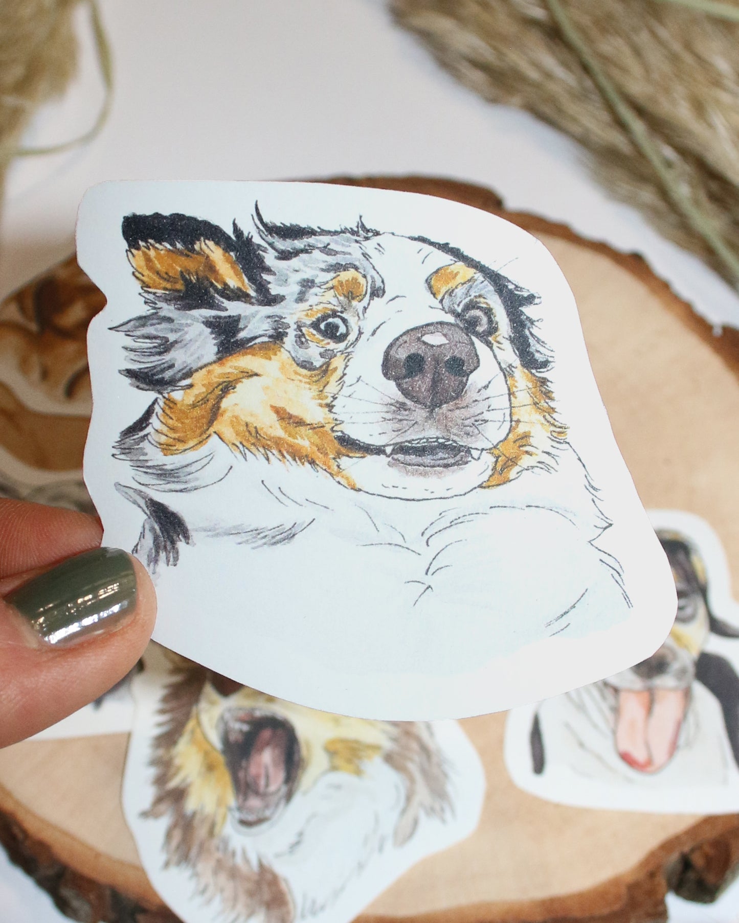 Sticker-Set lustige Hunde