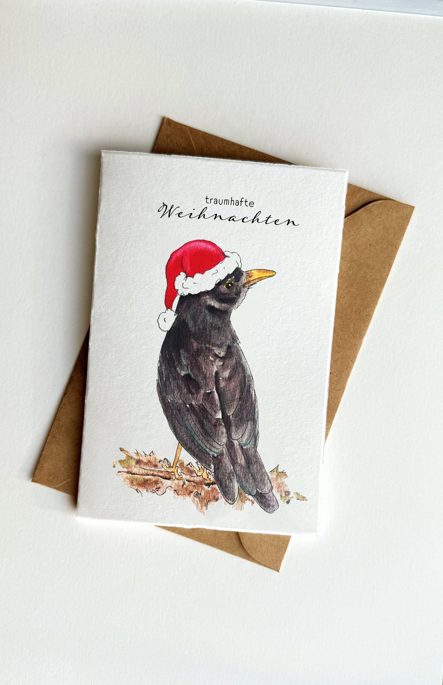 Weihnachtskarten Vögel