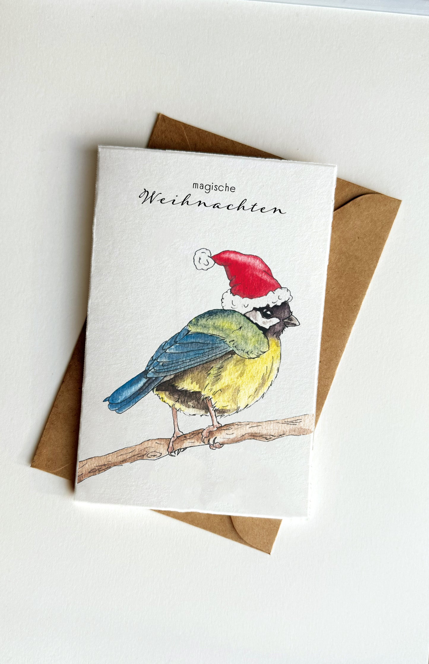 Weihnachtskarten Vögel