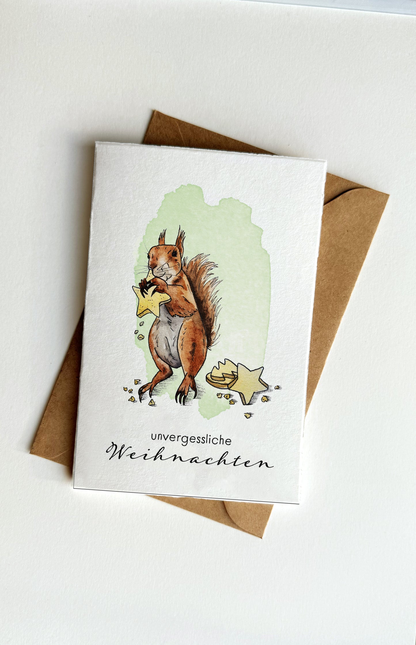 Weihnachtskarten niedliche Waldtiere