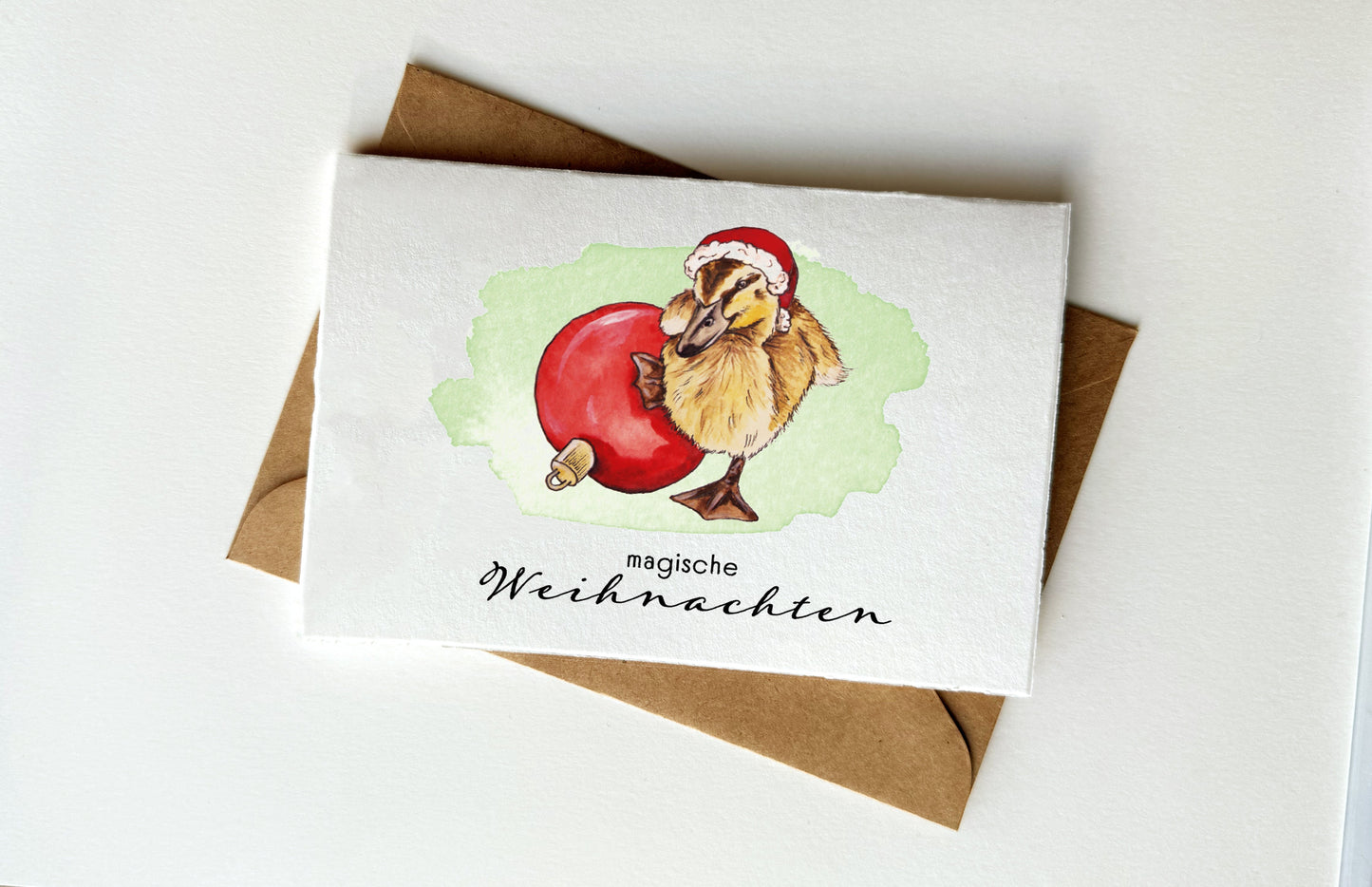 Weihnachtskarten niedliche Tierbabys