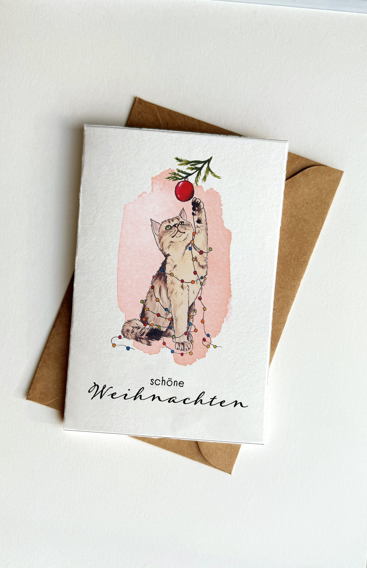 Weihnachtskarten niedliche Tierbabys