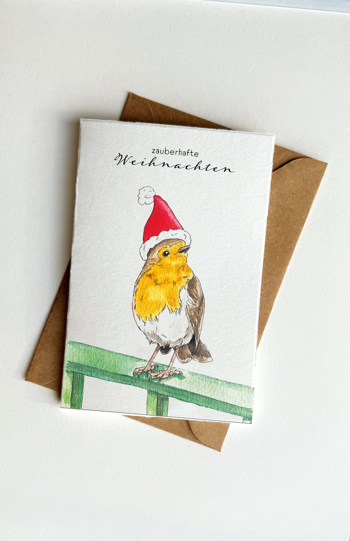 Weihnachtskarten Vögel