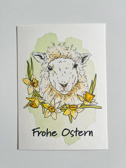 Karten tierische Ostern