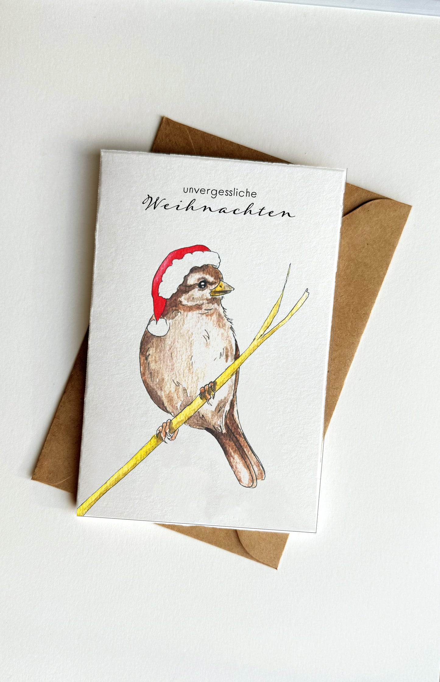 Weihnachtskarten Vögel